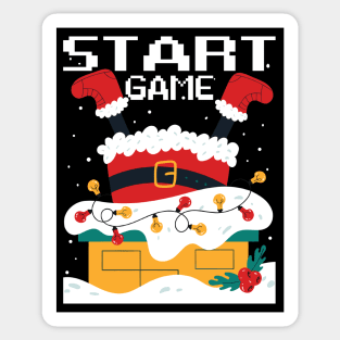 Start Game, Santa Claus Christmas Sticker